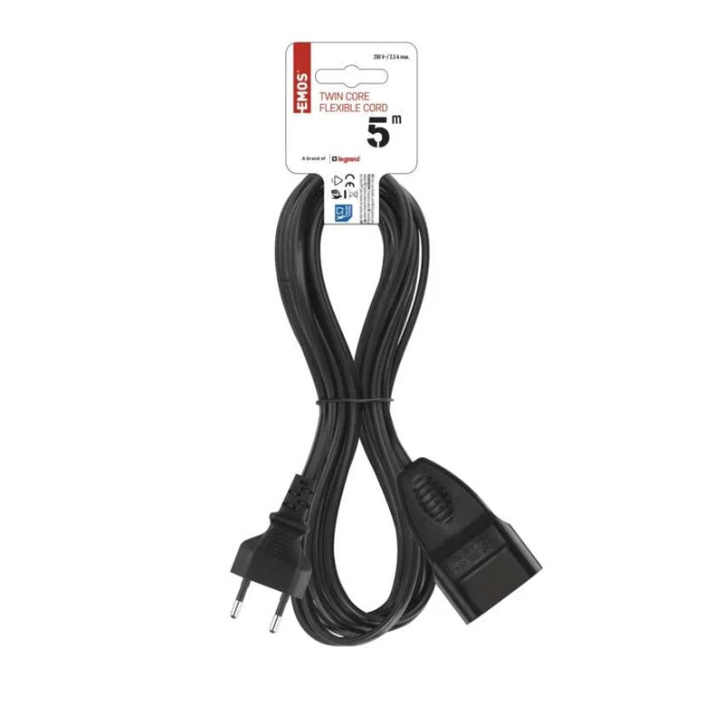 Prodlužovací kabel 1 zásuvka 5m EMOS PC01305