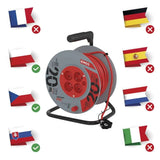 Prodlužovací kabel na bubnu - 4 zásuvky 20m EMOS P19420
