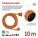 Prodlužovací kabel 1 zásuvka 10m EMOS P01110