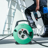 Prodlužovací kabel na bubnu - 3 zásuvky 10m RETLUX RPC 55