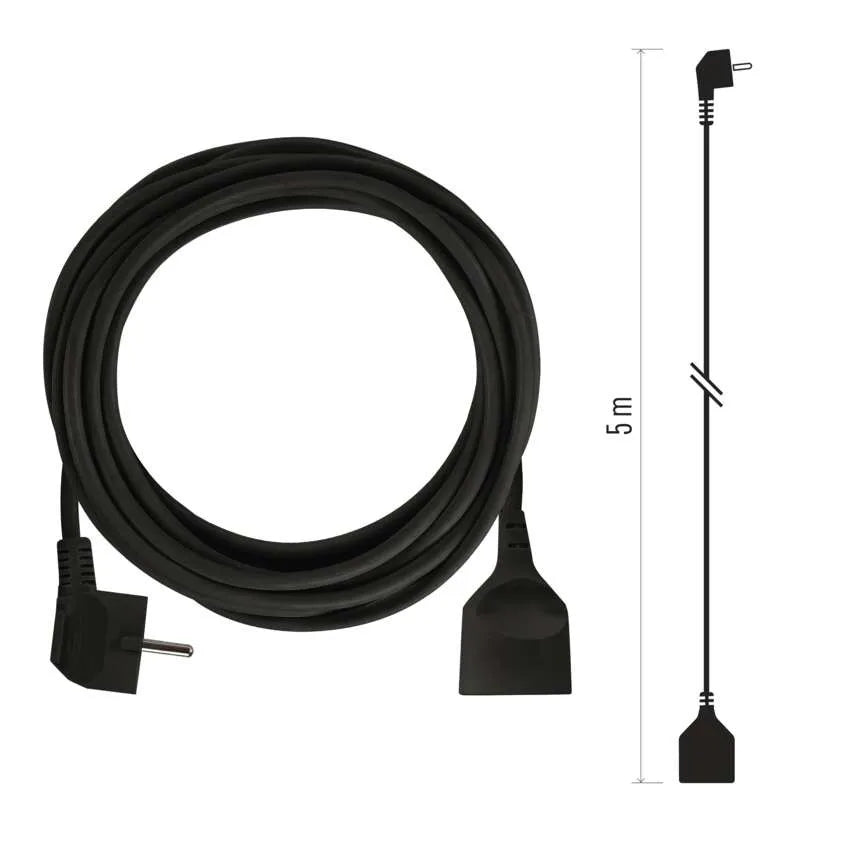 Prodlužovací kabel 1 zásuvka EMOS PC0115R 5m