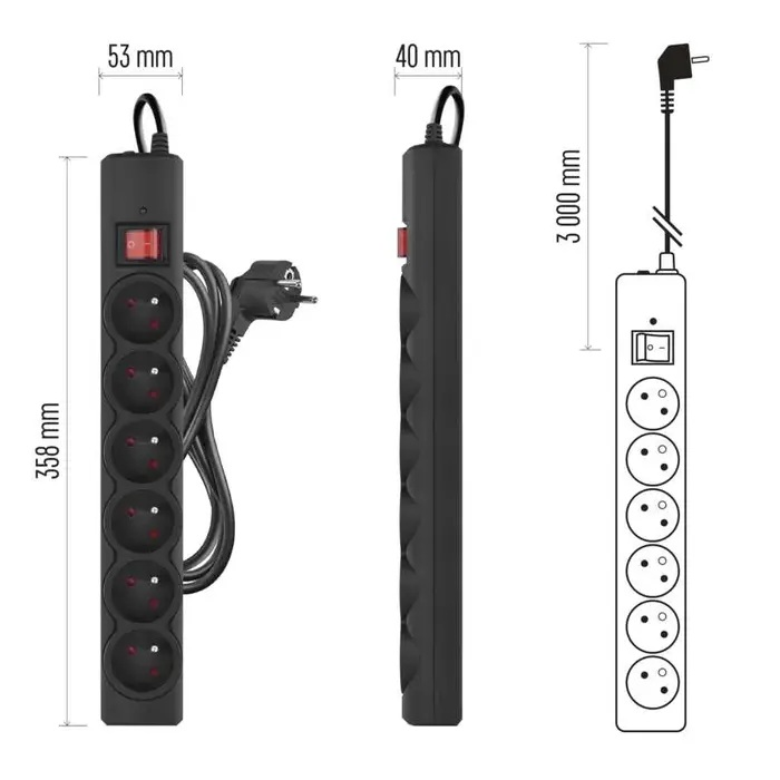 Přepěťová ochrana EMOS P54019
