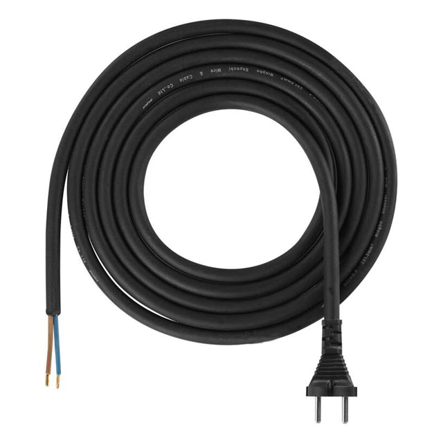 Flexo šňůra gumová 2x1,5mm2 3m černá EMOS S03330