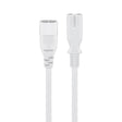 Kabel prodlužovací C7/C8 GOOBAY 97200 2m White