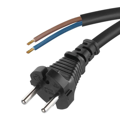 Flexo šňůra guma/neopren 2x1,0mm2 5m černá EMOS S03050N