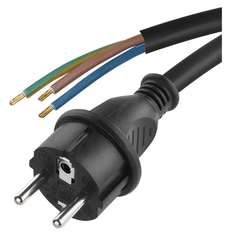 Flexo šňůra gumová 3x2,5mm2 5m černá EMOS S03230