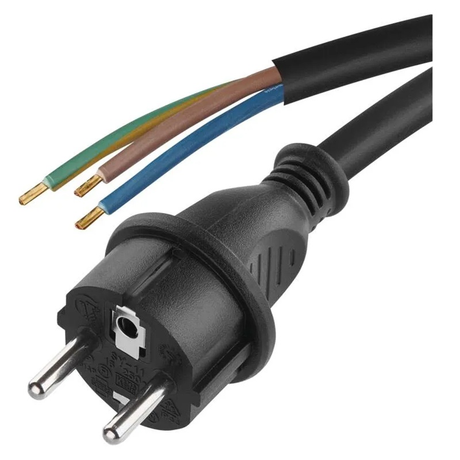 Flexo šňůra gumová 3x2,5mm2 5m černá EMOS S03230