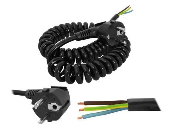 Flexo šňůra kroucená 3x1,5mm2 5m HADEX N255G