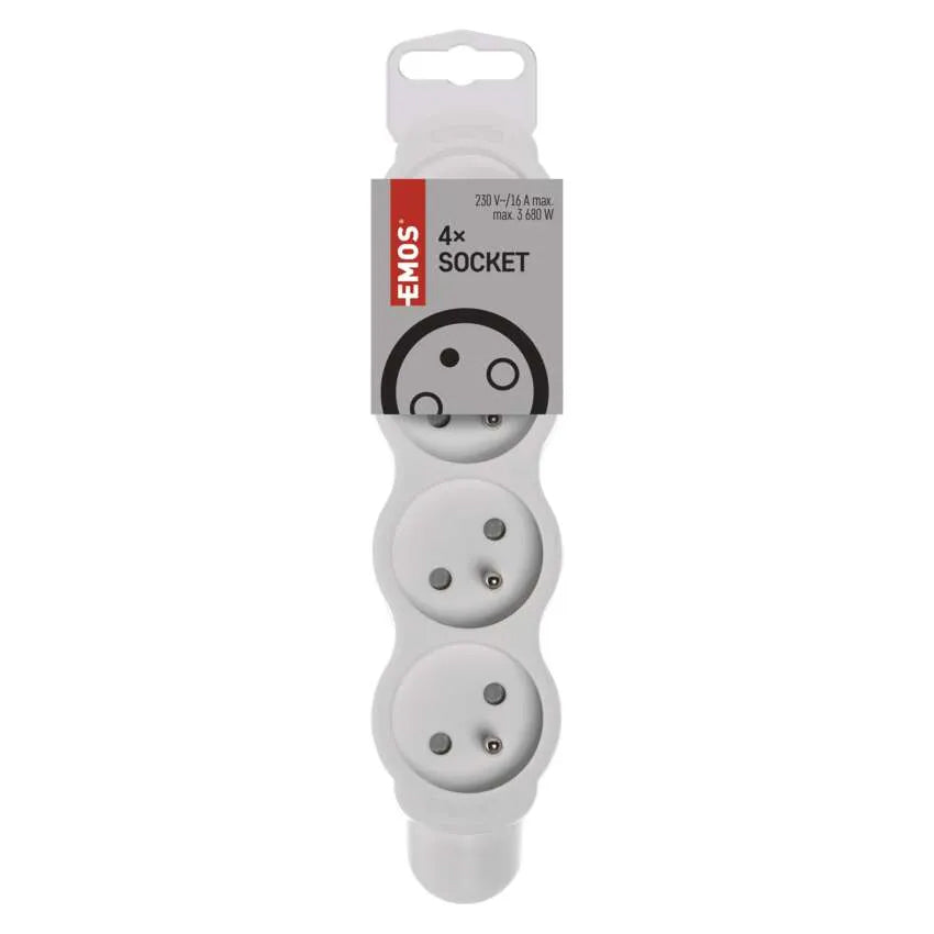 Zásuvka EMOS P0400N 4 zásuvky