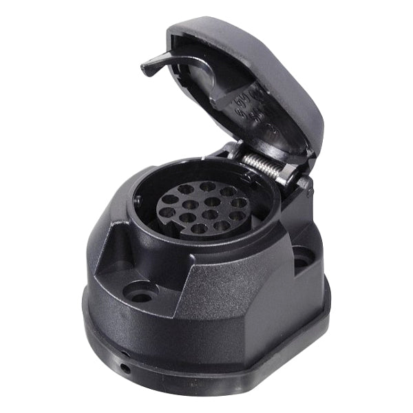 Zásuvka tažného zařízení 13 pólů s těsněním COMPASS 07445