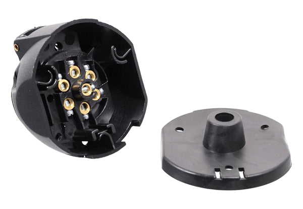 Zásuvka tažného zařízení 7 pólů s těsněním COMPASS 07449