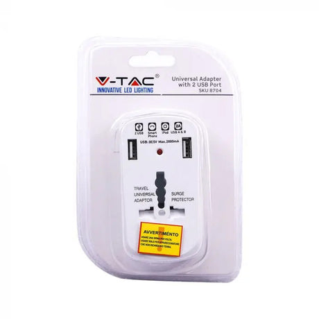 Adaptér cestovní V-TAC 8704 univerzální