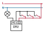 Dotykový regulátor osvětlení ELEKTROBOCK DR2-SD s možností dálkového ovládání
