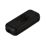 Vypínač mezišňůrový 250V/2,5A černý HADEX