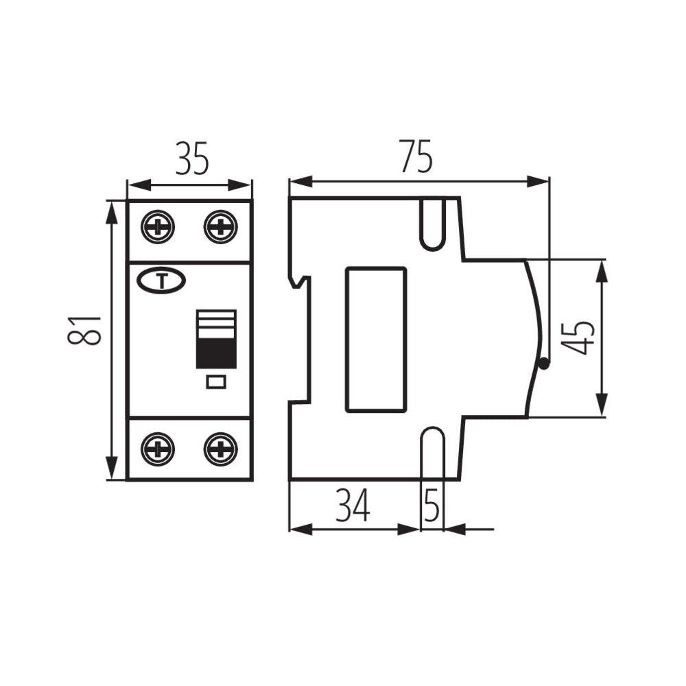 Jistič KANLUX KRO6-2/B10/30 23213