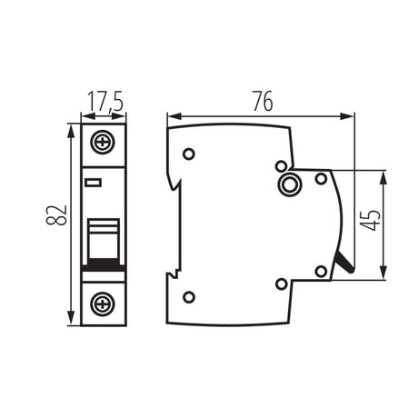 Jistič 6A KANLUX KMB6-B6/1 23144