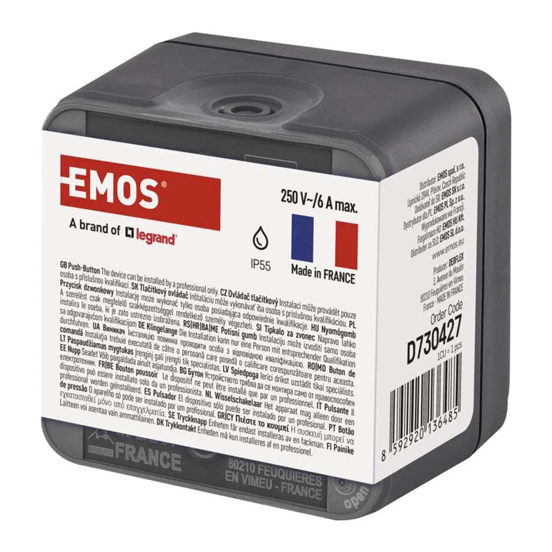 Ovladač tlačítkový EMOS D730427 Cyklone 1/0