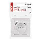 Zásuvka EMOS A6000.4 USB