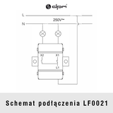 Vypínač DPM LOFT LF0021B