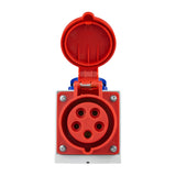 Zásuvka DPM 5p 16A 250/400V IP44 WS-GS-5-16A-230
