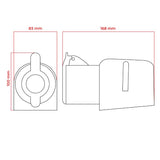 Zásuvka DPM 5p 32A 400V IP44 WS-GS-5-32A