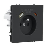 Zásuvka DPM MOXY MOX1036B černá