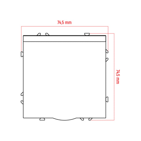 Zásuvka DPM MOXY MOX1013W bílá