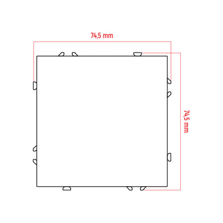Spínač zvonkový DPM MOXY MOX1020W bílý