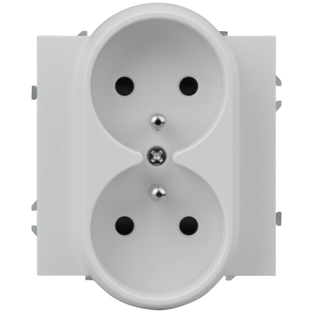 Dvojzásuvka DPM MOXY MOX1029W bílá