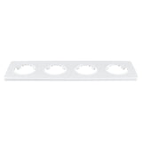 Rámeček čtyřnásobný ELECTROMALT OVAL OVA1004W bílý