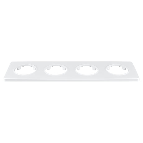 Rámeček čtyřnásobný ELECTROMALT OVAL OVA1004W bílý
