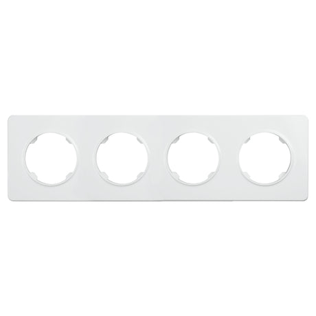 Rámeček čtyřnásobný ELECTROMALT OVAL OVA1004W bílý