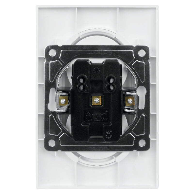 Dvojzásuvka ELECTROMALT OVAL OVA1029B černá