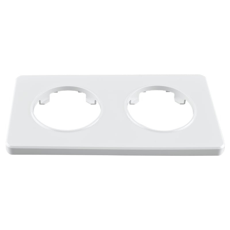 Rámeček dvojnásobný ELECTROMALT OVAL OVA1002W bílý