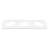 Rámeček trojnásobný ELECTROMALT OVAL OVA1003W bílý