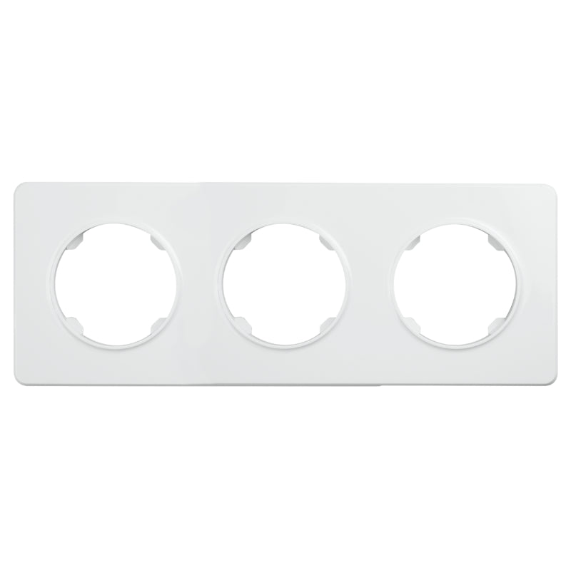 Rámeček trojnásobný ELECTROMALT OVAL OVA1003W bílý