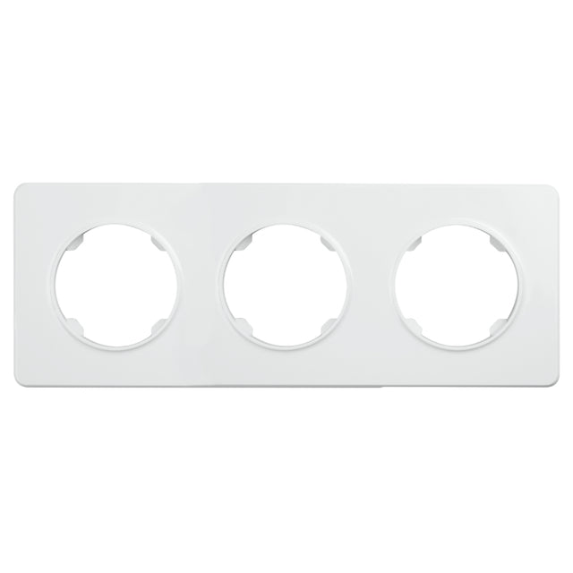 Rámeček trojnásobný ELECTROMALT OVAL OVA1003W bílý