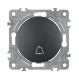 Spínač zvonkový ELECTROMALT OVAL OVA1020B černý
