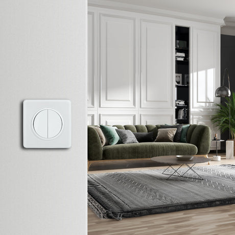 Vypínač ELECTROMALT OVAL OVA1008W bílý