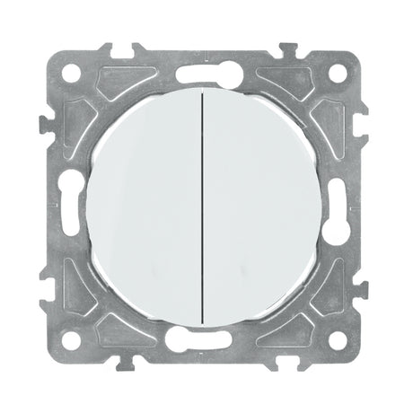 Vypínač ELECTROMALT OVAL OVA1008W bílý