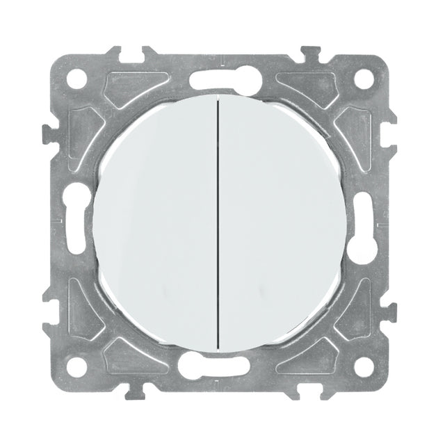 Vypínač ELECTROMALT OVAL OVA1008W bílý