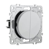 Vypínač ELECTROMALT OVAL OVA1009W bílý