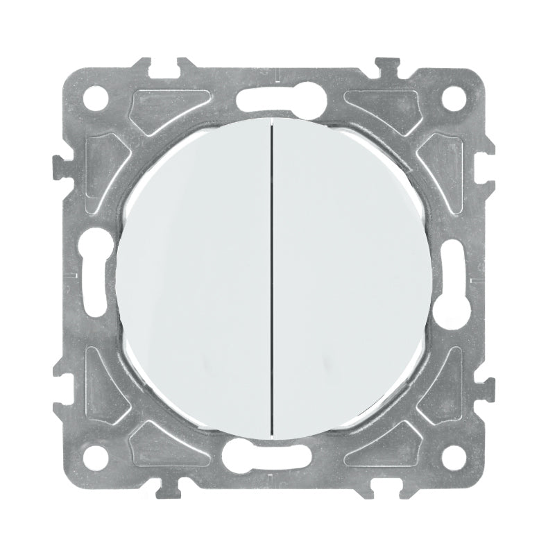 Vypínač ELECTROMALT OVAL OVA1009W bílý