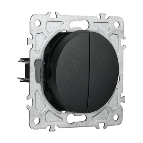 Vypínač ELECTROMALT OVAL OVA1009B černý