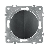 Vypínač ELECTROMALT OVAL OVA1009B černý