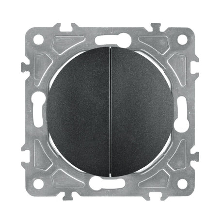 Vypínač ELECTROMALT OVAL OVA1009B černý
