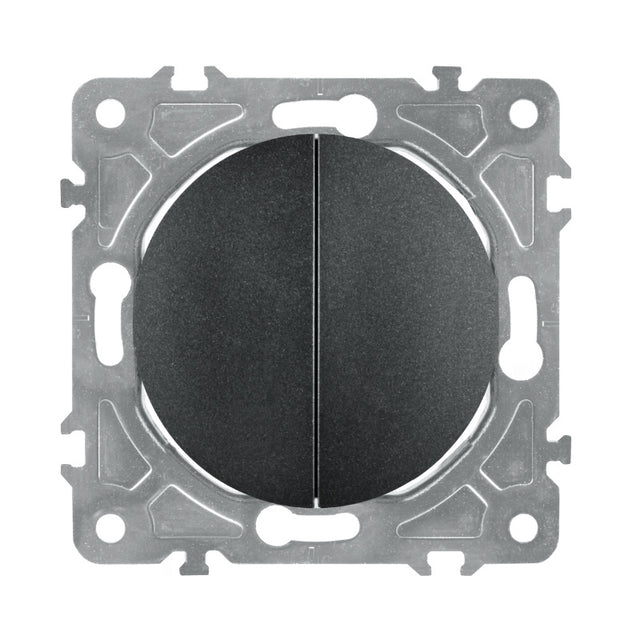 Vypínač ELECTROMALT OVAL OVA1009B černý