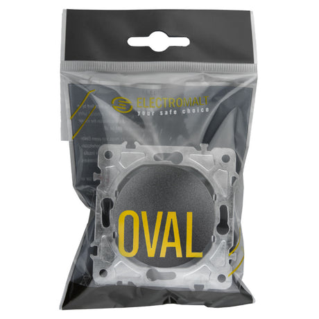 Vypínač ELECTROMALT OVAL OVA1007B černý