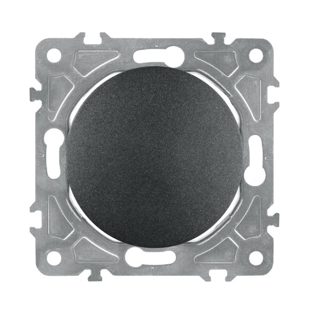 Vypínač ELECTROMALT OVAL OVA1007B černý