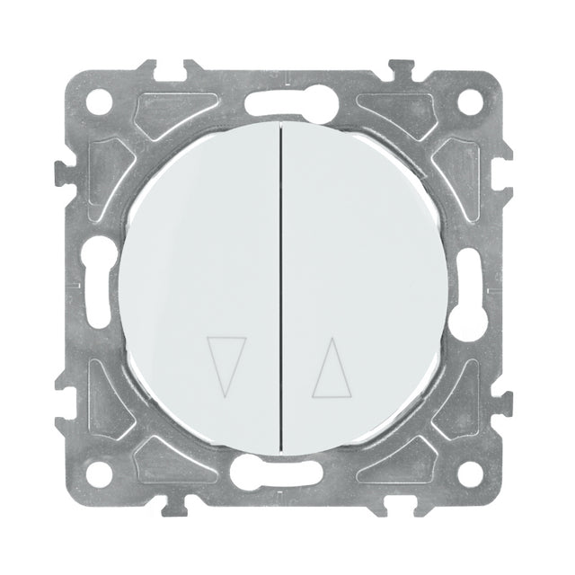 Spínač na rolety ELECTROMALT OVAL OVA1030W bílý